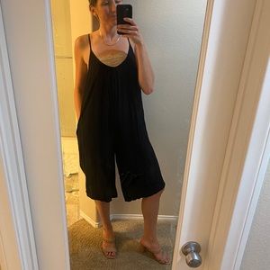 Millibon - Anthropologie size small black shorted romper